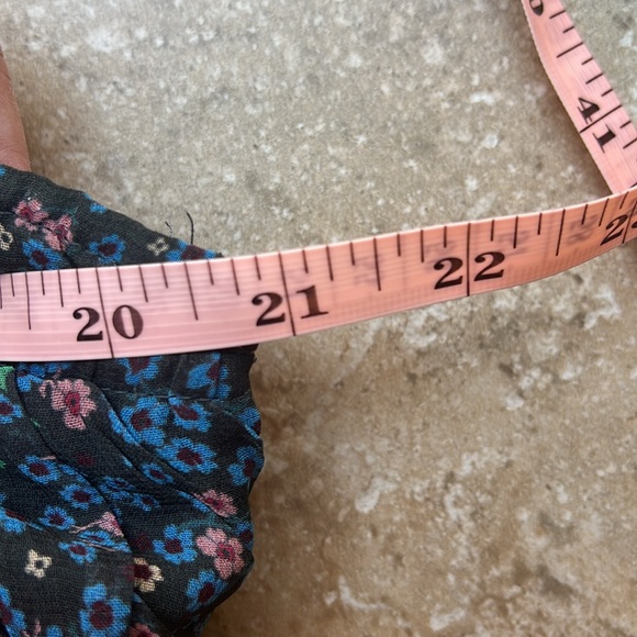 Anthropologie Blue Floral Maxi Dress - Picture 10 of 16